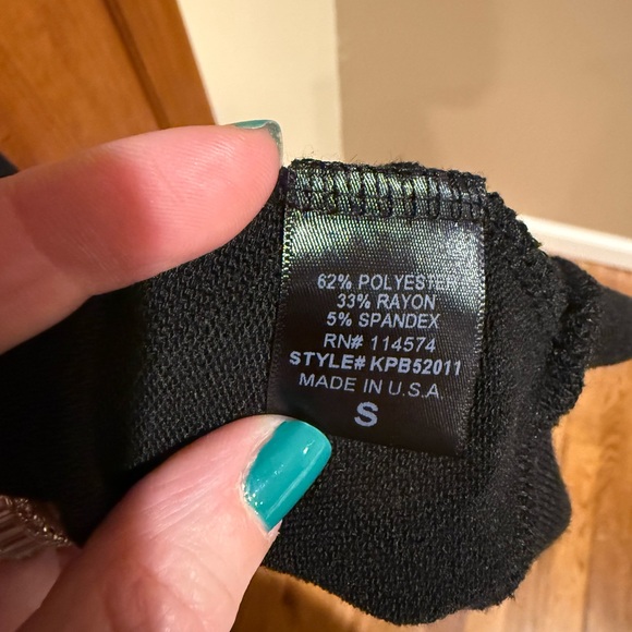 Pleione brand black open cardigan - Picture 6 of 6